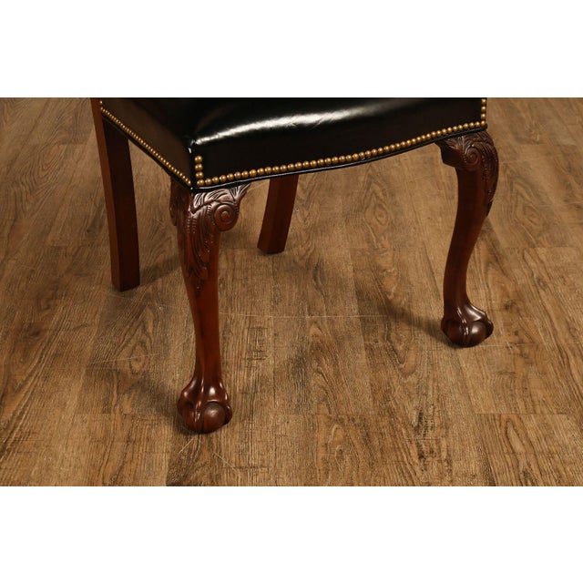 Kindel Chippendale Style Set of Six Mahogany Dining Chairs For Sale - Image 11 of 18