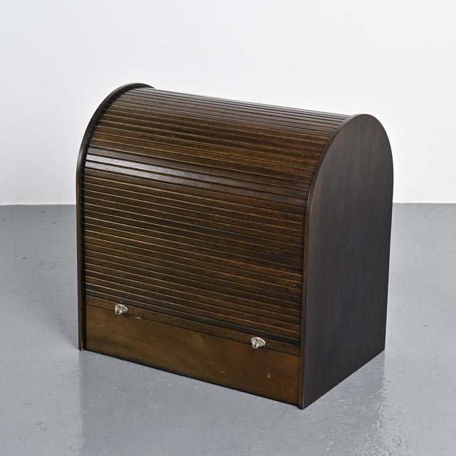 Tambour Cabinets by Klaus Vogt for Thut Möbel, 1970, Set of 2 For Sale - Image 12 of 14