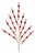 Red Jewel Bead Spray (Set of 2) For Sale