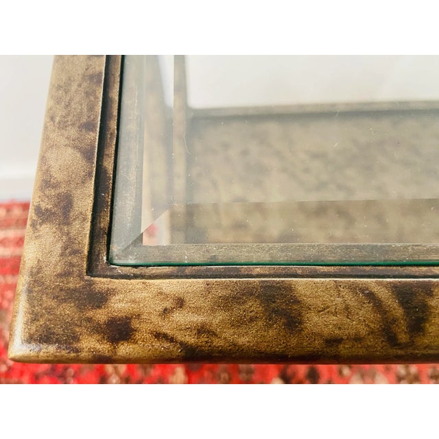 Vintage Wine Rack Metal Table in Vintaged Finish For Sale - Image 11 of 13