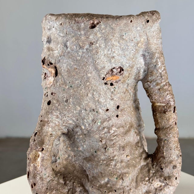 Brutalist Ceramic Jug attributed to C.A.S. Vietri, 1950s For Sale - Image 16 of 18