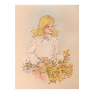 Girl With Yellow Roses, Gloria Trachtenberg