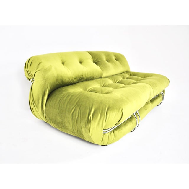 Cassina Soriana Sofa by Afra & Tobia Scarpa for Cassina, 1970s For Sale - Image 4 of 12