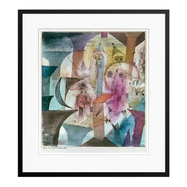 Paul Klee 'Astral Automations' Archival Pigment Print Framed in Black Reproduction For Sale