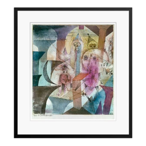 Paul Klee 'Astral Automations' Archival Pigment Print Framed in Black Reproduction