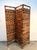 Mid-Century Modern Vintage Mid-Century Modern Bamboo and Rattan Three-Panel Folding Screen For Sale - Image 3 of 11