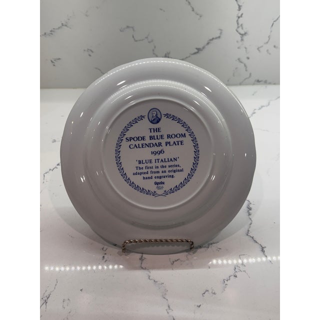 Vintage 1990s Spode Blue and White Collection Decorative Plates - Set of 6 For Sale - Image 10 of 14