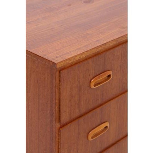 Wood Mid-Century Teak Chest of Drawers, 1960s-1970s For Sale - Image 7 of 11