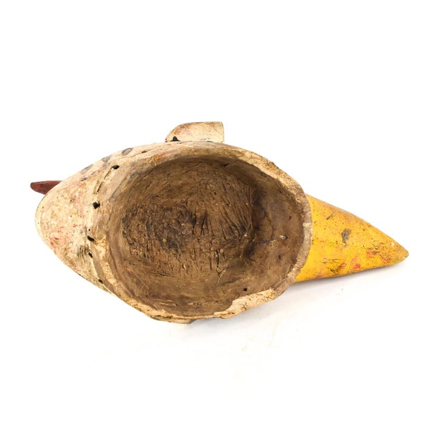 Early 20th Century Early 20th Century Yoruba Gelede Mask with Bird Double Face Nigeria For Sale - Image 5 of 7