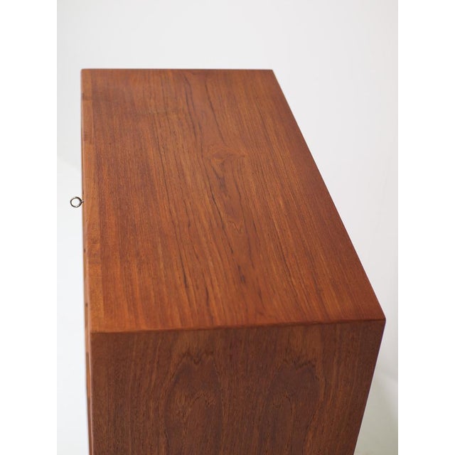 Tall Vintage Danish Chest of Drawers in Teak, 1960s For Sale - Image 15 of 16