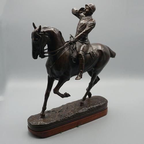 The Whip Bronze Sculpture by John Willis Good For Sale - Image 3 of 10