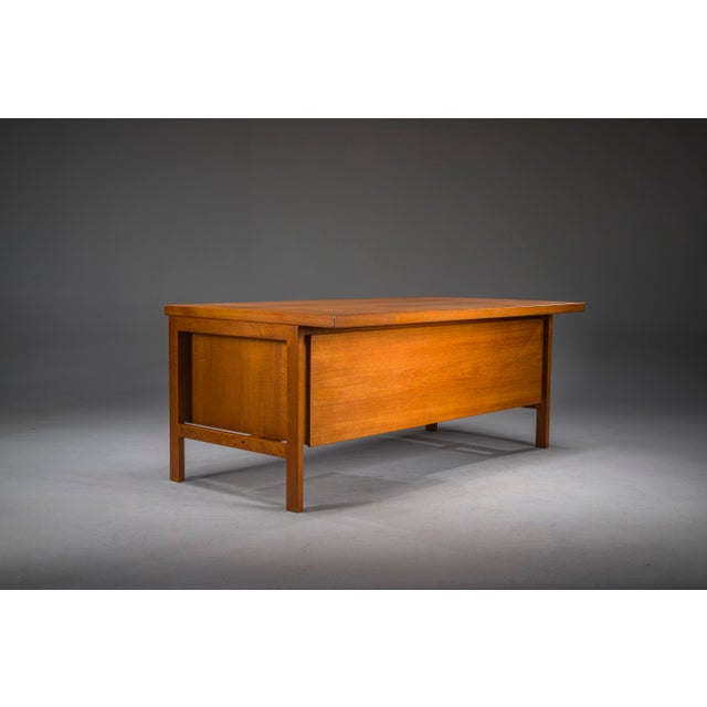 Danish Modern Executive Teak Desk by Arne Vodder for H.P. Hansen, 1960s For Sale - Image 13 of 18