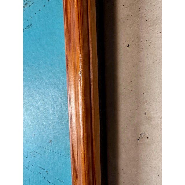 Vintage Air France Airway Map, 1970s For Sale - Image 9 of 10