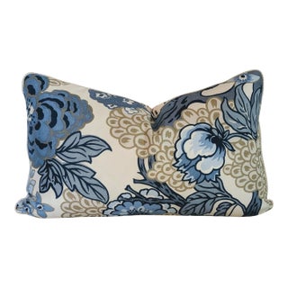 Thibaut Blue Honshu 16" x 24" Lumbar Pillow - Single For Sale