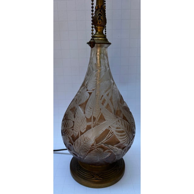 1920s Early Lalique Floral Vase For Sale - Image 5 of 5