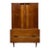 Mid-Century Modern American of Martinsville Walnut High Boy Dresser or Armoire For Sale