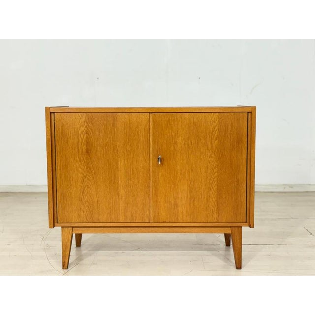 Brown Vintage Chest of Drawers in Warm Oak, 1960s For Sale - Image 8 of 12