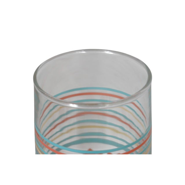 Mid 20th Century Southwestern Mid Century Glass Tumblers, Set of 6 For Sale In Tampa - Image 6 of 8