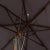 Modern 9 Ft Wooden Outdoor Umbrella in Grey For Sale - Image 3 of 4