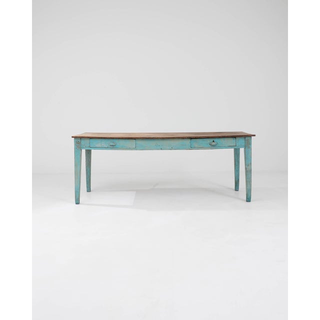 Early 20th Century French Wooden Dining Table For Sale - Image 16 of 18