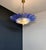 Murano Pendant Light with Palmette and Blue Glasses, 1990 For Sale - Image 12 of 18