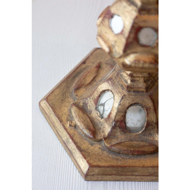 Gold Mid 20th Century French Lamp For Sale - Image 8 of 9