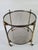 Mid-Century Modern French Bar Table in Brass with Mirror-Finished Glass, 1960s For Sale - Image 3 of 13