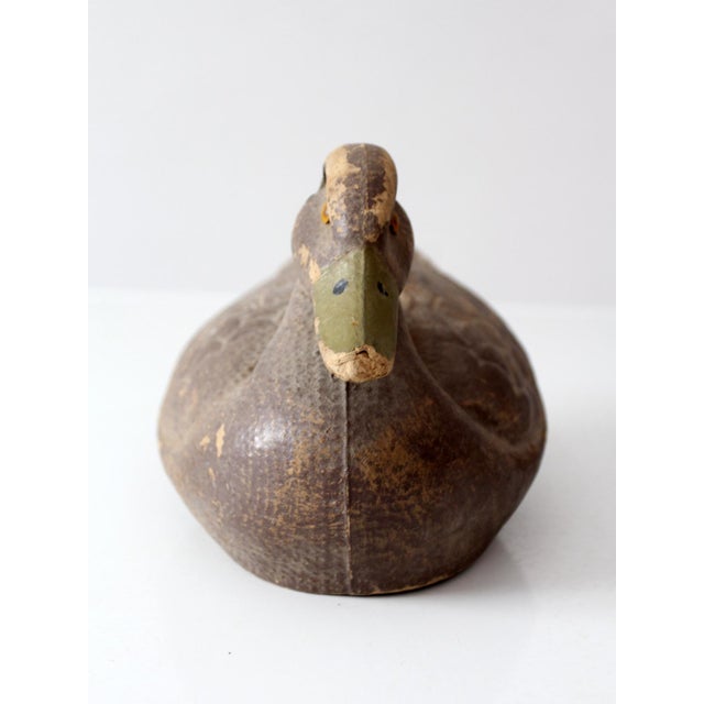1950s General Fibre Ariduk Mallard Hen Duck Decoy For Sale - Image 6 of 16