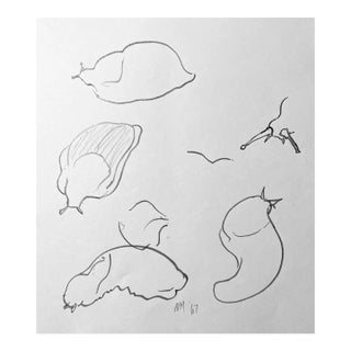 1967 Neil Meitzler Slug Drawing For Sale