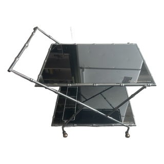 1950s Hollywood Regency Bar Cart For Sale