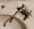 Traditional Marble Top Sink With Original Nickel Silver Faucets For Sale - Image 3 of 4