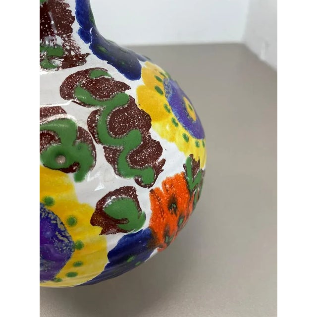 Vintage German Ceramic Studio Pottery Vase from Marei Ceramics, 1970s For Sale - Image 14 of 18