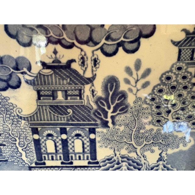 English Late 19th Century English Transfer Ware Platter For Sale - Image 3 of 12