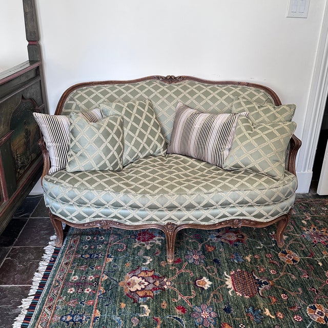 Early 20th Century Early 20th Century Louis XIV Settee For Sale - Image 4 of 7