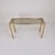 Italian Rectangle Side Table in Brass Bamboo and Smoked Glass, 1970s For Sale - Image 6 of 15