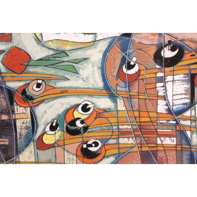 Abstract 'Waterfront' by He Neng 102/293 For Sale - Image 3 of 15