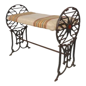 Art Deco Iron Bench C 1920/30's