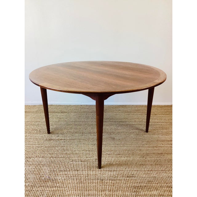 Vintage 1960s Danish Modern Dining Table & Chairs Set Mid Century Modern Style For Sale - Image 15 of 18