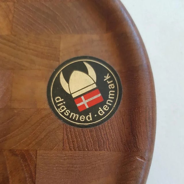 Cheese Board Serving Tray from Digsmed, in Very Good conditions. Designed 1960 to 1969 This piece has an attribution mark,...