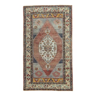 Turkish Vintage Rug 4'3" x 7'4" #20810 For Sale