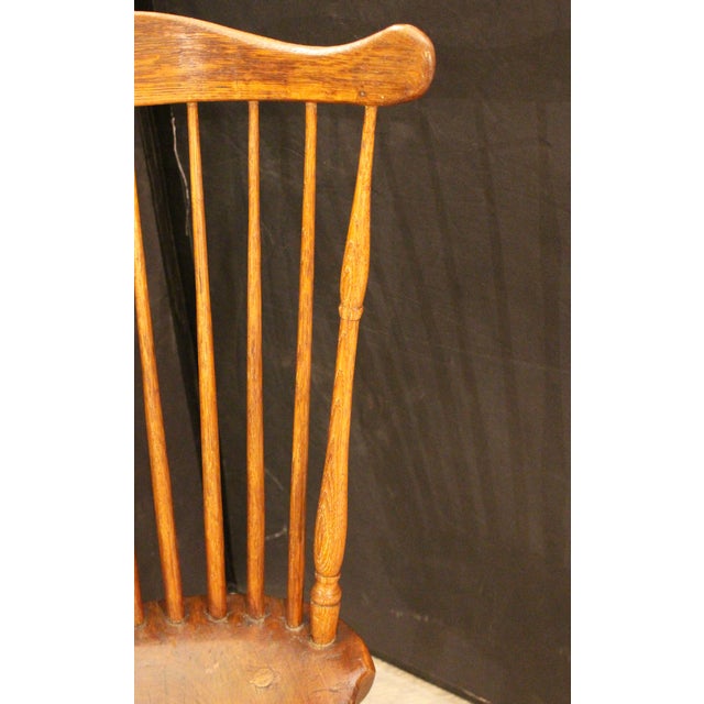 Early 19th Century American Fan Back Windsor Side Chair For Sale - Image 10 of 10