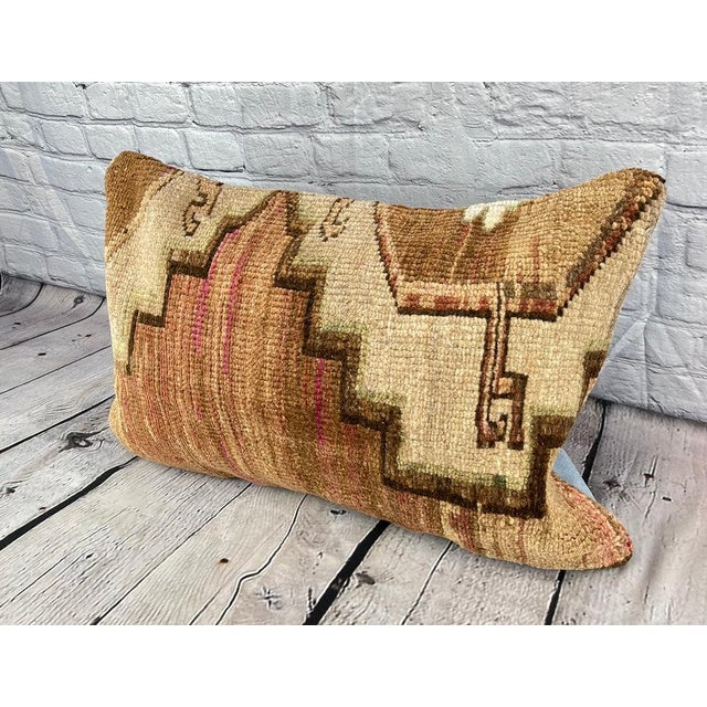 Vintage Pillow Case Turkish Rug Pillow Decorative Rug Pillow Dry cleaning only. PILLOW INSERT IS NOT INCLUDED