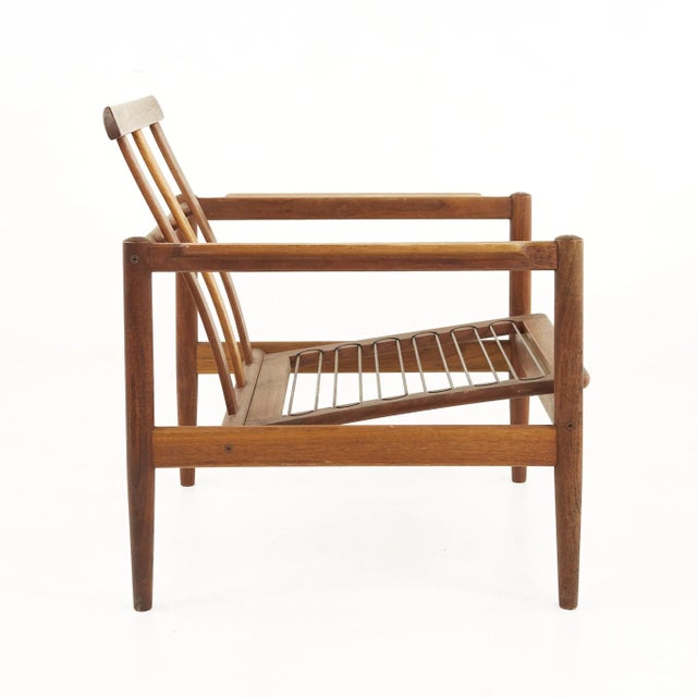 Borge Jensen and Sonner for Bernstorffsminde Mobelfabrik Teak Lounge Chairs - a Pair For Sale In Chicago - Image 6 of 13
