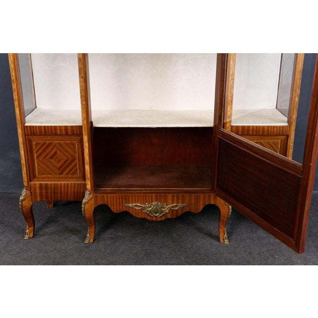 Mid-Century Baroque Style Showcase Cupboard For Sale - Image 3 of 16