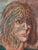 Study of Celine Dion Fauvist portrait Original oil on canvas Vintage study (2000) of Celine Dion fauvist signed by...