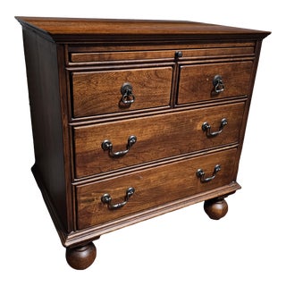 Antique Style Bob Timberlake for Lexington Walnut Carolina Nightstand / Side Table For Sale