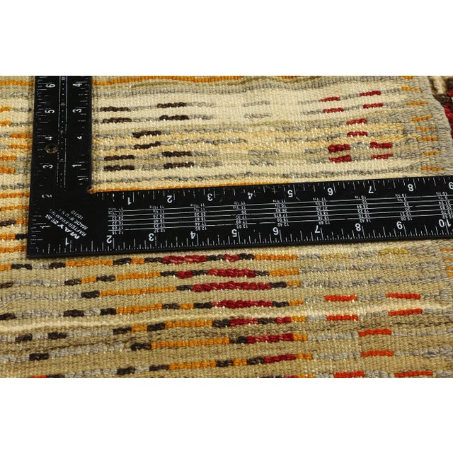 Vintage Turkish Oushak Rug - 03'04 X 04'10 For Sale In Dallas - Image 6 of 9