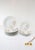 White French Porcelain Dinner and Dessert Plate Service for 6 from Chauvigny, 1960s, Set of 13 For Sale - Image 8 of 8