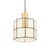 Mid-Century Modern Pendant Light in Glass and Brass from Limburg, Germany, 1960s For Sale - Image 12 of 12