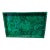 Rectangular Irwin and Lane Bar Tray Hand Painted in a Faux Malachite Finish For Sale